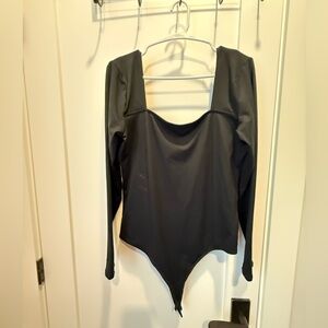 Hollister long sleeve black bodysuit
